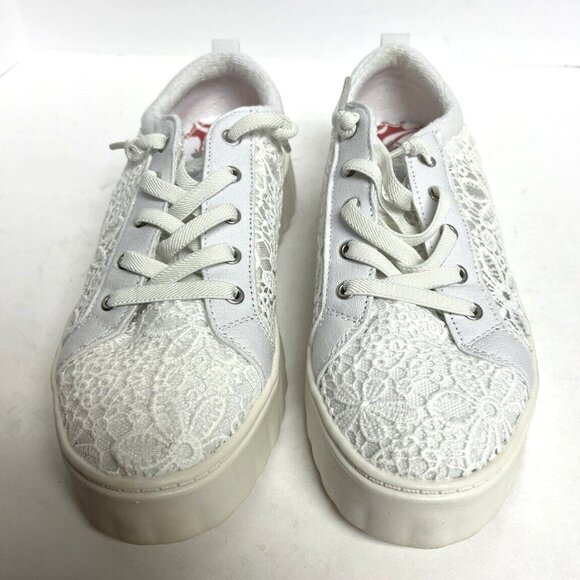 Roxy Womens Sheilahh Sneakers White, Size 8.5 M - Picture 3 of 6